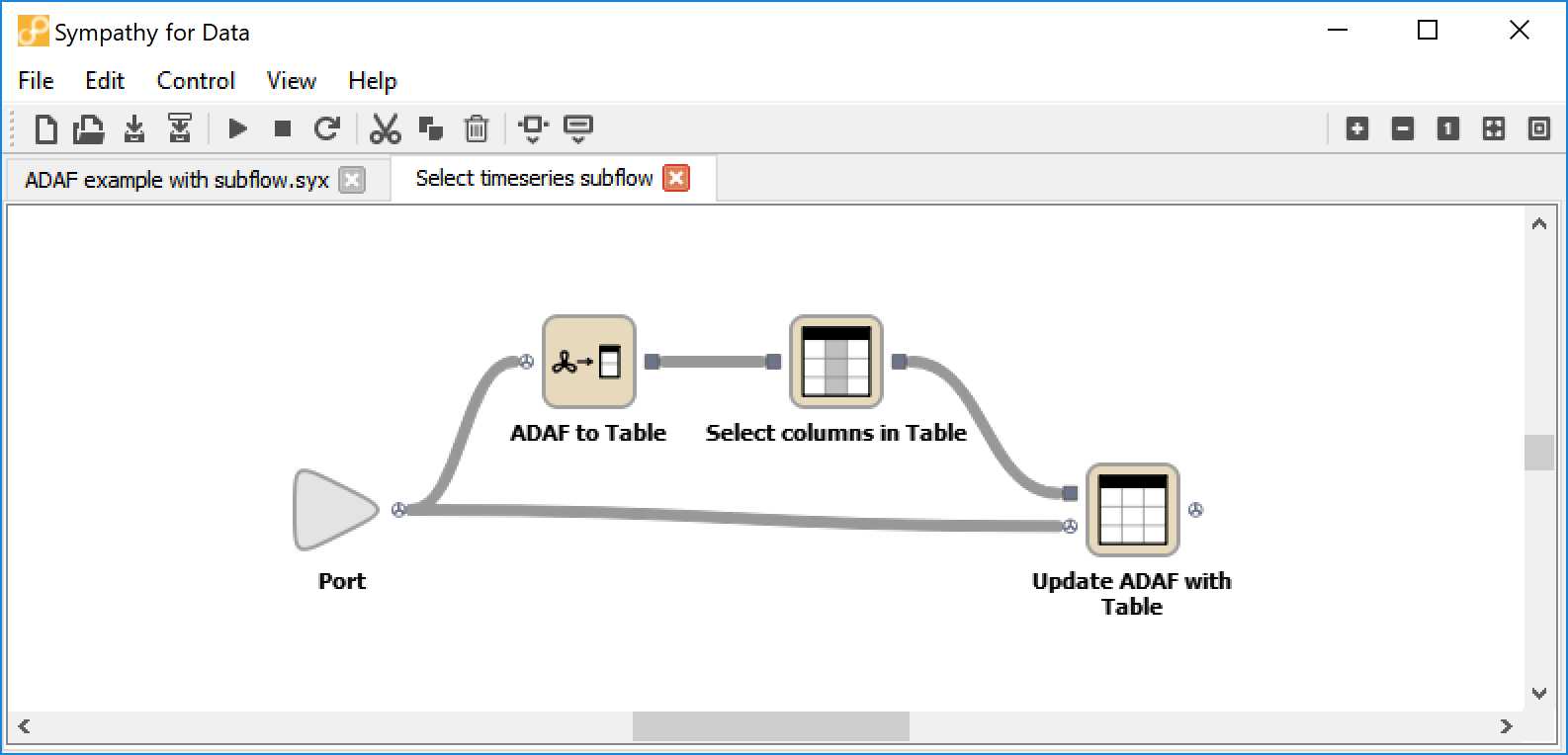 Example workflow