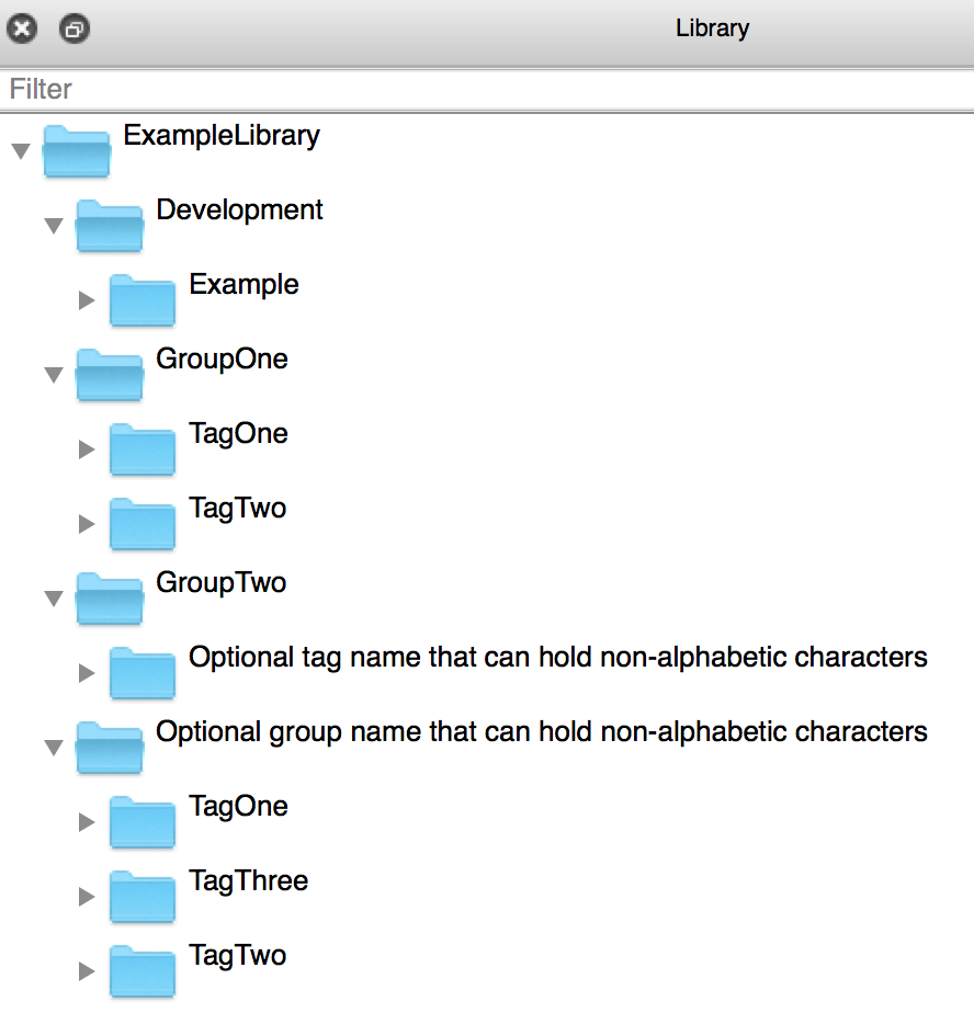 Custom tags example