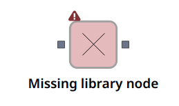 A missing node.
